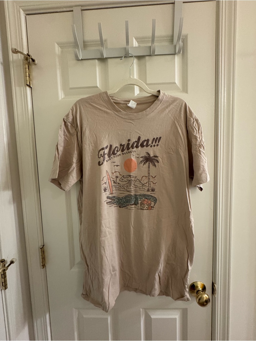 Florida Graphic Tee - Beige